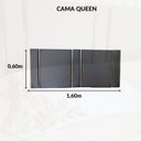 Ver imagem 2 de Cabeceira Estofada Antialérgica Adesiva em Módulos 160x60cm