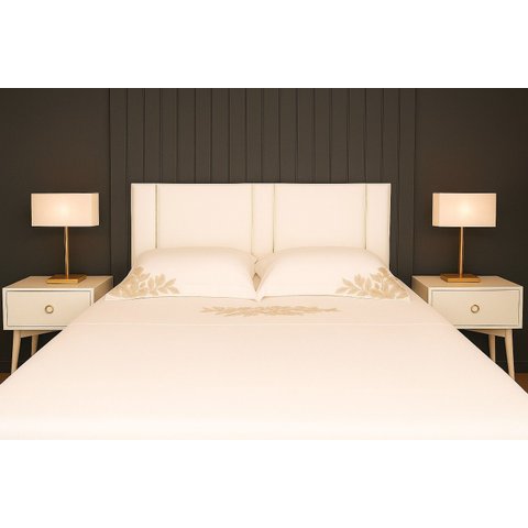 Cabeceira Estofada Antialérgica Adesiva em Módulos 160x60cm