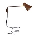 Ver imagem 2 de Luminária de Parede Arandela Articulada Eleonor Marrom Cortem