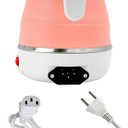 Ver imagem 5 de Chaleira Eletrica Dobravel Jarra Bule Silicone 600w 110v 600ml Portatil:branco