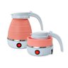 Chaleira Eletrica Dobravel Jarra Bule Silicone 600w 110v 600ml Portatil:branco - 1