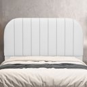 Ver imagem 2 de Cabeceira Cama Box King Estofada Orgânica 195cm Alice W01 Facto Branco - Lyam Decor