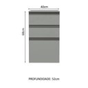 Ver imagem 3 de Balcão de Cozinha 40cm 3 Gavetas Suspenso Nice Madesa