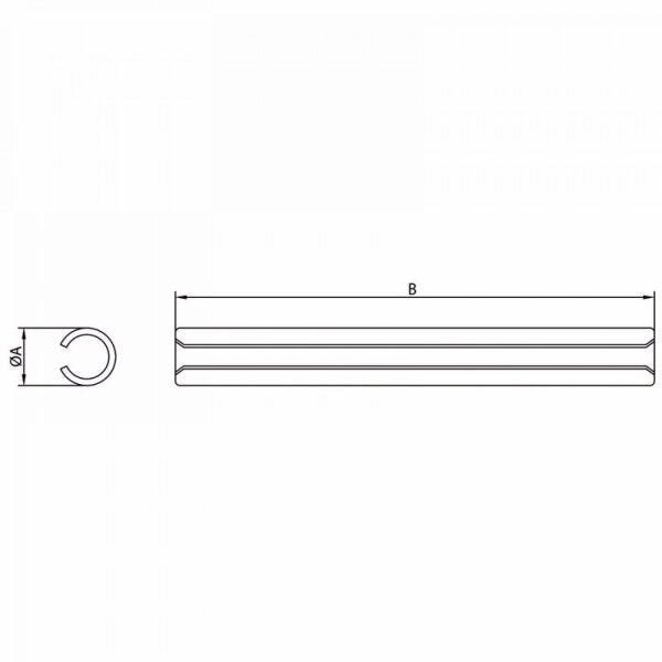 Pino de Segurança para Soquetes de Impacto 3/4" acima de 50mm Tramontina PRO - 2