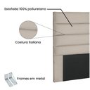 Ver imagem 2 de Cabeceira King 195 Cm Greta Suede Cinza