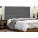 Ver imagem 3 de Cabeceira King 195 Cm Greta Suede Cinza