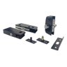 Kit 01 Instalação Porta de Vidro Pivotante V/a - Preto - Aluminio - 4
