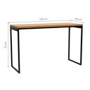 Ver imagem 3 de Mesa Escritório/home Office Reta 120cm Sevilha Iron