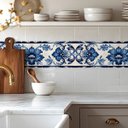 Ver imagem 4 de Faixa Decorativa Adesiva (autocolante) - Aquarela Azul