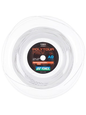 Corda Yonex Poly Tour Rev 1,25 Mm (gauge 16l) - Set Individual Branco