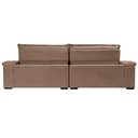 Ver imagem 6 de Sofá Retrátil e Reclinável 2,95m Molas Ensacadas Cama inBox Big Space com Bordado 3D Velusoft