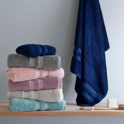 Jogo de Toalha Buddemeyer Algodão Egípcio 2 Peças Cinza