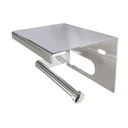 Ver imagem 7 de Suporte Papel Higienico Kit 22 Uni Inox Banheiro Lavabo Prateleira Apoio Celular Porta Objeto Multiu