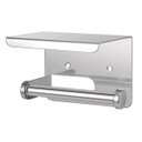 Ver imagem 4 de Suporte Papel Higienico Kit 22 Uni Inox Banheiro Lavabo Prateleira Apoio Celular Porta Objeto Multiu