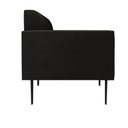 Ver imagem 2 de Sofá Namoradeira Pés Villach Marisa Suede D03 - D\'rossi Cor Preto
