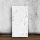Ver imagem 1 de Kit 4 Placas Decorativa Flexível 3d Revestimento de Parede Mármore Branco - 90x60cm