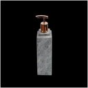 Ver imagem 1 de Porta Sabonete Líquido Dispenser em Pedra Sabão Rosê 22x7cm