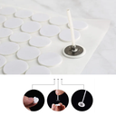 Ver imagem 4 de Pavio Velas Decorativas Algodão Parafinada 2mm 10cm - 100uns com 100 Adesivos - 25 Centralizador