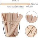 Ver imagem 5 de Pavio Velas Decorativas Algodão Parafinada 2mm 10cm - 100uns com 100 Adesivos - 25 Centralizador