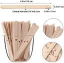 Ver imagem 5 de Pavio Velas Decorativas Algodão Parafinada 2mm 10cm - 100uns com 100 Adesivos - 25 Centralizador