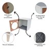 Mesa Cabeceira Gato Pet Mdf Mingau - 4