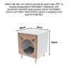 Mesa Cabeceira Gato Pet Mdf Mingau - 2