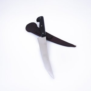Faca Inox Fileteira Cabo Chifre Churrasco Desossa Personalização