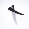 Faca Inox Fileteira Cabo Chifre Churrasco Desossa Personalização - 1
