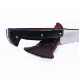 Faca Inox Fileteira Cabo Chifre Churrasco Desossa Personalização - 3