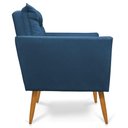 Ver imagem 3 de Namoradeira 2 Lugares Olivia Suede Pallazio Azul Marinho