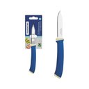 Ver imagem 1 de Faca para Legumes e Frutas Felice Aço Inox Fio Microsserrilhado Uso Cozinha Azul Tramontina