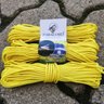 Corda Sobrevivência 39Kg Paracord 425 Libras Amarela Natureza Aventura 10 Metros Resistente 3mm - 9