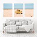 Ver imagem 1 de Quadro Decorativo 135x64cm Kombi Brinquedo Areia Quarto Sala