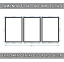 Ver imagem 2 de Quadro Decorativo 135x64cm Kombi Brinquedo Areia Quarto Sala