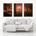 Ver imagem 1 de Quadro Decorativo 135x64cm Bosque Pickup Antinga Quarto Sala