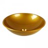 Cuba de Apoio Redonda 36 cm (Dourada Perolizada) - 1