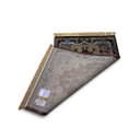 Ver imagem 3 de Tapete Persa Royal Marrom 100x150cm Fio Acetinado - Ideal para Quarto e Sala