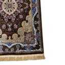Ver imagem 5 de Tapete Persa Royal Marrom 100x150cm Fio Acetinado - Ideal para Quarto e Sala