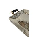 Ver imagem 5 de Bandeja Retangular Grande Metal Martelado Prata 37cm