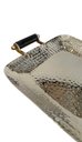 Ver imagem 5 de Bandeja Retangular Grande Metal Martelado Prata 37cm