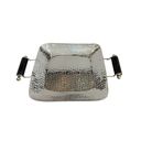 Ver imagem 6 de Bandeja Retangular Grande Metal Martelado Prata 37cm