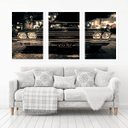 Ver imagem 1 de Quadro Decorativo 135x64cm Carro Antigo Impala Quarto Sala