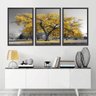 Quadro Decorativo 135x64cm Árvore De Ipê Amarelo Quarto Sala - 1