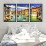 Quadro Decorativo 135x64cm Veneza Itália Quarto Sala - 1