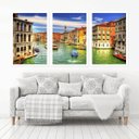 Ver imagem 1 de Quadro Decorativo 135x64cm Veneza Itália Quarto Sala