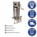 Ver imagem 2 de Embutideira Ensacadeira para Linguiça Brimac Industrial Manual em Aço Inox 5l Emb5