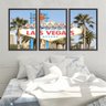 Quadro Decorativo 135x64cm Las Vegas Nevada Quarto Sala - 1