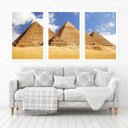 Ver imagem 1 de Quadro Decorativo 135x64cm Pirâmides Do Egito Quarto Sala