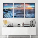 Ver imagem 1 de Quadro Decorativo 135x64cm Cataratas Do Iguaçu Quarto Sala