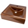 Cuba de Apoio com Pia Quadrada (Cobre Perolizada) - 1